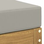 vidaXL Banc de Jardin Bois d'Acacia Massif Blanc