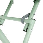 Table de jardin pliable vidaXL Vert menthe 55x55x73 cm Acier