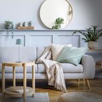 Lampe à poser LED Kaami Nordique Bleu - Métal/Plastique - 2W - IP44