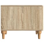 vidaXL Table basse Chêne Sonoma 49 x 50 x 40 cm Bois d'ingénierie