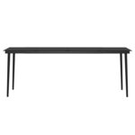 vidaXL Ensemble à manger de jardin avec coussins 9 Pièces noir