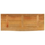 vidaXL Dessus de table à bord vivant 90x30x2 5 cm bois massif manguier