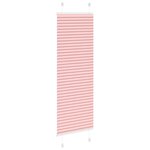 vidaXL Store plissé rose 40x100 cm largeur du tissu 39 4 cm polyester