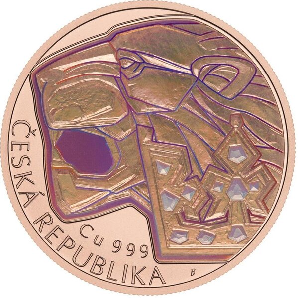 Pièce de monnaie en Cuivre 1 Dollar g 31.1 (1 oz) Millésime 2026 CZECH LION