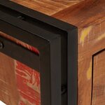 vidaXL Tables console 2 Pièces Multicolore Bois massif de récupération