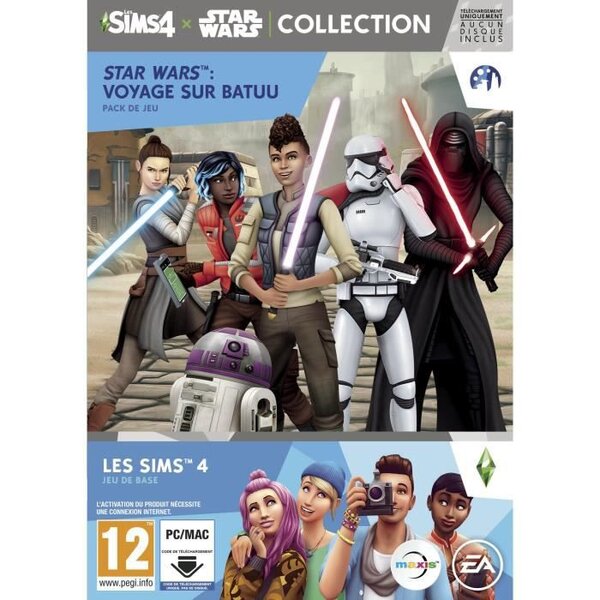 SIMS 4 Jeu PC + Star Wars Voyage sur Batuu Extension PC