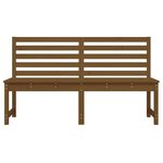 vidaXL Banc de jardin marron miel 157 5 cm bois de pin massif
