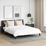 vidaXL Ensemble de Duvet avec oreiller 3 Pièces Blanc Plume de canard