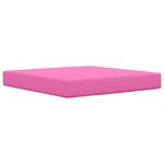 vidaXL Coussin de canapé d'extérieur 3 Pièces Rose Polyester