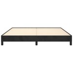 vidaXL Cadre de lit sans matelas noir 160x200 cm velours