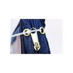 Pochette à courrier en nylon imperméable  6 42x32 cm bleu