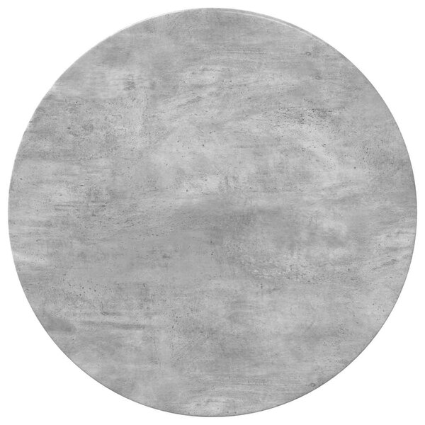 vidaXL Plateau de table Gris béton 70 x 70 x 1 5 cm Bois d'ingénierie