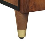 vidaXL Buffet Marron 40 x 33.5 x 110 cm Bois de manguier massif