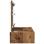 vidaXL Table de Toilette Marron 100 x 40 x 70 cm Bois d'ingénierie