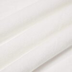 vidaXL Jeté Blanc 220 x 240 cm Toison