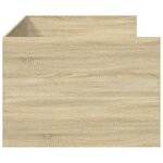 vidaXL Lit de jour et tiroirs chêne sonoma 90x190 cm bois d'ingénierie