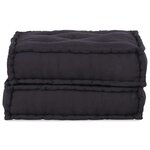 vidaXL Pouf modulaire anthracite 70x70x36 tissu