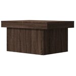 vidaXL Table basse chêne marron 80x55x40 cm bois d'ingénierie