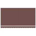 vidaXL Tissu de remplacement pour auvent pour cadre de 4x2 m Marron