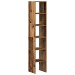 vidaXL Bibliothèques 2 Pièces empilable vieux bois bois d'ingénierie