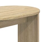 vidaXL Table d'appoint Chêne Sonoma 50 x 39 5 x 55 cm