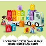 LEGO 10421 - Le Camion de l'Alphabet : Apprenez en Jouant avec des Blocs Colorés
