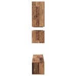 vidaXL Ensemble meuble TV 8 Pièces Bois ancien 80 x 30 x 30 cm