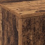 vidaXL Highboard Bois Vieilli 70x35x180 cm Bois aggloméré
