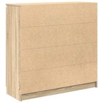vidaXL Buffet et tiroirs chêne sonoma 100 5x35x98 5 cm bois ingénierie