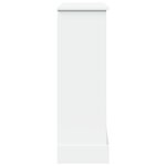 VidaXL Cadre de cheminée blanc 90x30x90 cm bois d'ingénierie