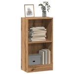 vidaXL Bibliothèque chêne artisanal 40x24x76 cm bois d'ingénierie