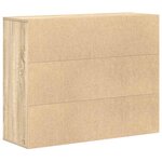 vidaXL Buffet Chêne sonoma 88x30x70 cm Bois d'ingénierie