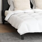 vidaXL Couette Autre 3 Pièces Blanc 240 x 200 cm Bas
