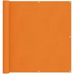 vidaXL Écran de balcon 110 x 400 cm Tissu Oxford Rectangulaire Orange