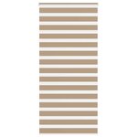 vidaXL Store zèbre marron sable largeur du tissu 100 9 cm polyester