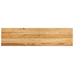 vidaXL Marches d'escalier 2 Pièces marron clair 100x25x2 cm chêne massif