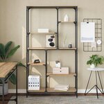 vidaXL Étagère Chêne artisanal 99 x 35 5 x 176 cm Bois d'ingénierie