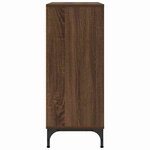 vidaXL Buffet Chêne marron 79 5 x 33 x 82 cm Bois d'ingénierie