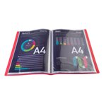 Protège document en polypropylène CHROMALINE, 120 vues, assortis EXACOMPTA