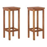 vidaXL Ensemble de bar de jardin 3 Pièces bois d'acacia solide