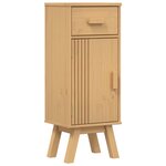 Ensemble de meubles de salle de bain 2 pièces en pin massif vidaXL