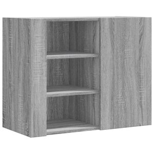 vidaXL Armoire murale sonoma gris 75x35x60 cm bois d'ingénierie