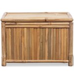 vidaXL Boîte de rangement 3 Pièces Bambou