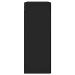 vidaXL Armoire murale noir 69 5x34x90 cm bois d'ingénierie