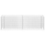 vidaXL Lit surélevé à gabion Acier galvanisé 180x30x60 cm