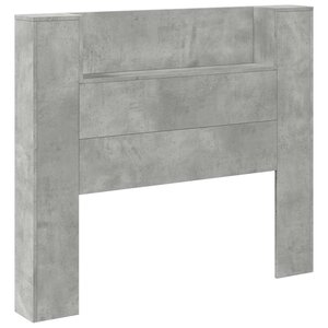 vidaXL Tête de lit Gris béton 120 x 16 5 x 103 5 cm Bois d'ingénierie
