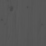 vidaXL Canapés d'angle de jardin 2 Pièces gris bois de pin massif