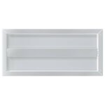 vidaXL Étagères murales 2 Pièces 50x23 5x3 cm argenté acier inoxydable