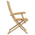 vidaXL Chaises pliables de jardin lot de 8 53x66x99 cm bambou