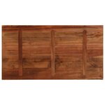 vidaXL Dessus de table 100x60x2 5cm rectangulaire bois massif récupéré